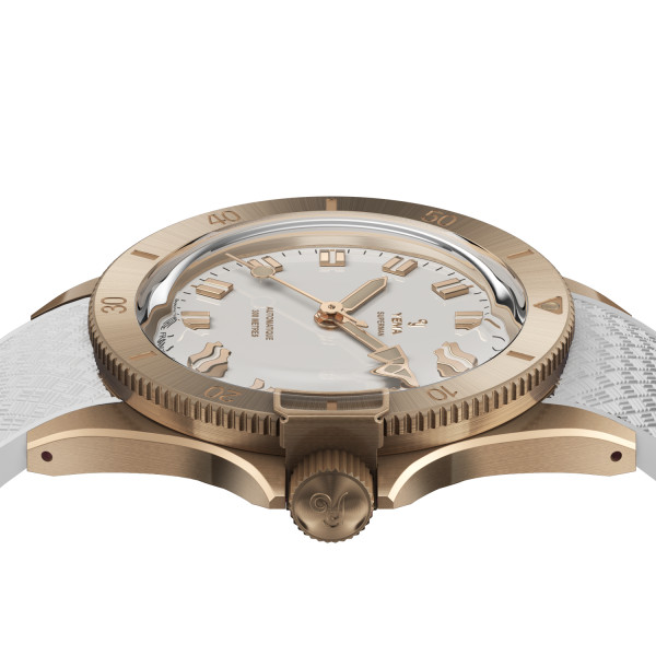 Montre Yema Superman Bronze CMM.10 39 mm Automatique Cadran Blanc