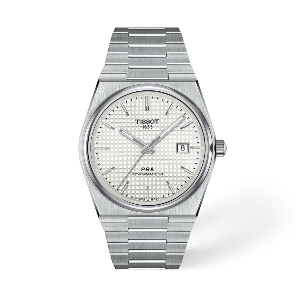 Montre Tissot PRX 40 mm Powermatic 80 Cadran Nacre Blanche