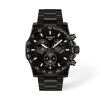 Montre Tissot Supersport Chrono 42 mm Noir PVD Bracelet Acier