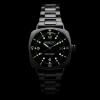 Montre Briston Clubmaster Legend Diver 40 mm Acier Poli Bracelet Acier Cadran Noir