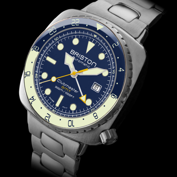 Montre Briston Clubmaster Diver Pro GMT 44 mm Acier Édition Limitée 100 Exemplaires
