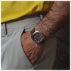 Montre Briston Clubmaster Diver Yachting 42 mm Acier Cadran Noyer Bracelet Cuir