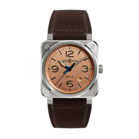 Montre Occasion Bell & Ross BR 03 Copper 41mm Bracelet Cuir Marron