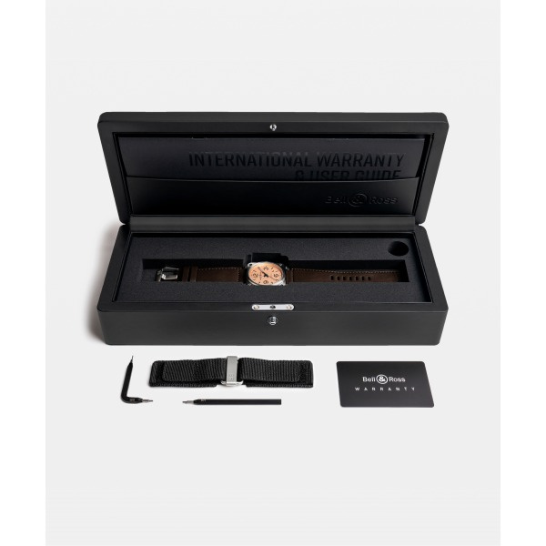 Montre Occasion Bell & Ross BR 03 Copper 41mm Bracelet Cuir Marron