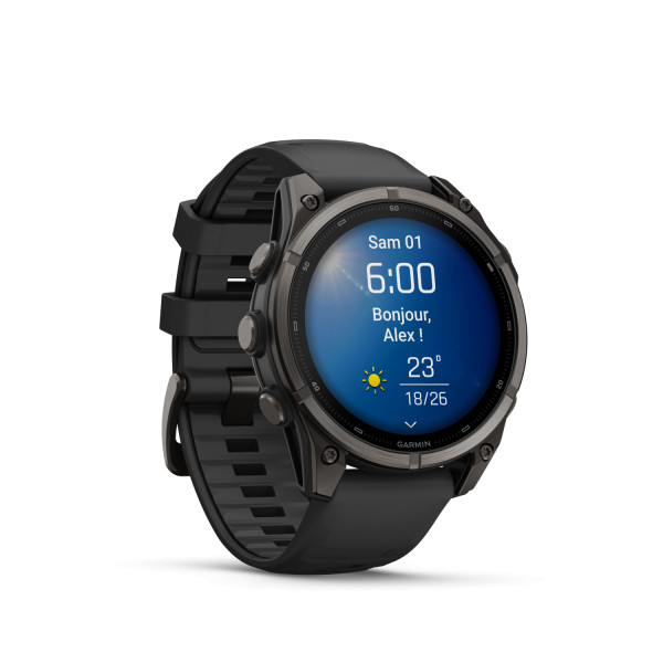 Montre Garmin Fenix 9 47 mm Titane DLC
