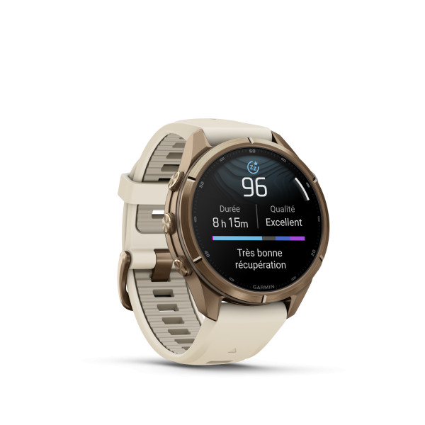 Montre Garmin Fenix 9 Pro 43 mm Titane doré