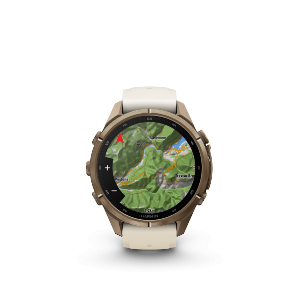 Montre Garmin Fenix 9 Pro 43 mm Titane doré
