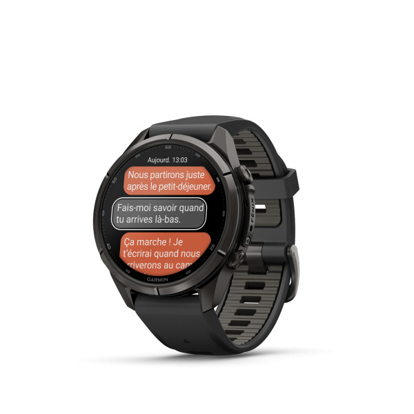 Montre Garmin Fenix 9 Pro inReach 43 mm Titane DLC