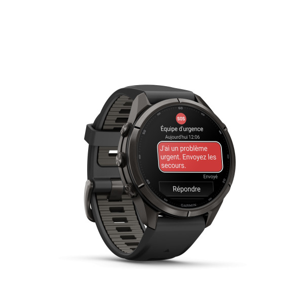 Montre Garmin Fenix 9 Pro inReach 43 mm Titane DLC