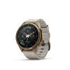 Montre Garmin Fenix 9 Pro inReach 43 mm Titane doré Cuir