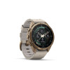 Montre Garmin Fenix 9 Pro inReach 43 mm Titane doré Cuir