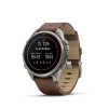 Montre Garmin Fenix 9 Pro inReach 47 mm Titanium Cuir