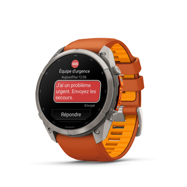 Montre Garmin Fenix 9 Pro inReach 51 mm Titanium