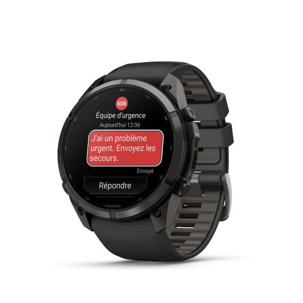 Montre Garmin Fenix 9 Pro inReach 51 mm Titane DLC