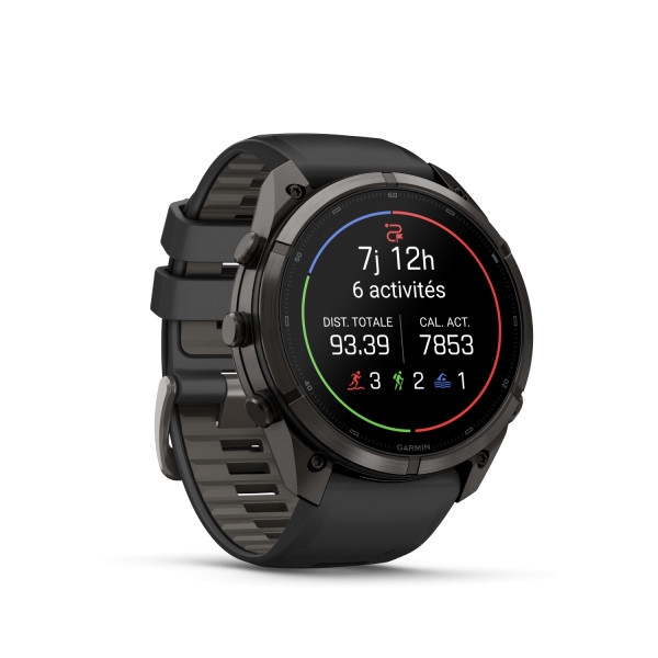 Montre Garmin Fenix 9 Pro inReach 51 mm Titane DLC