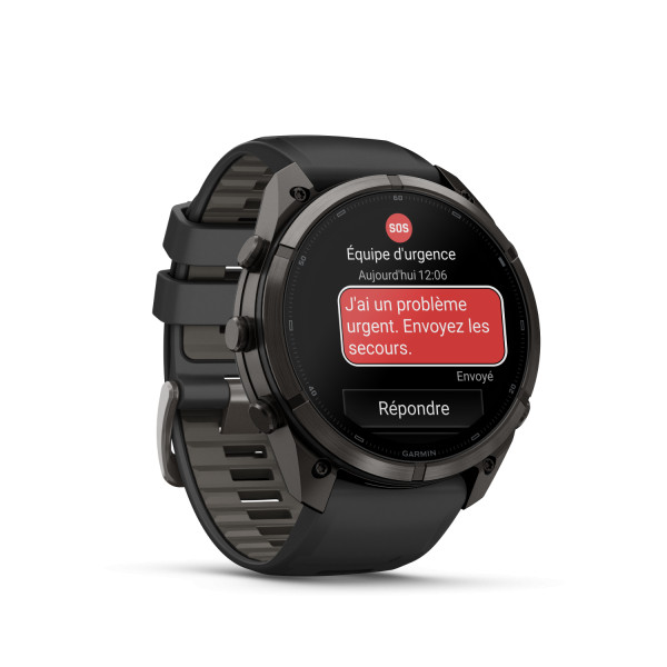 Montre Garmin Fenix 9 Pro inReach 51 mm Titane DLC
