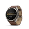 Montre Garmin Fenix 9 Pro inReach 51 mm Titanium Cuir