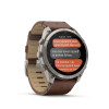 Montre Garmin Fenix 9 Pro inReach 51 mm Titanium Cuir