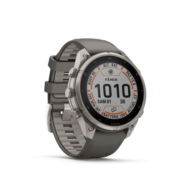 Montre Garmin Fenix 9 Pro Solar inReach 47 mm Titanium