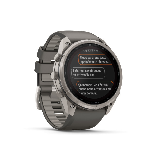 Montre Garmin Fenix 9 Pro Solar inReach 51 mm Titanium