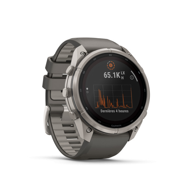 Montre Garmin Fenix 9 Pro Solar inReach 51 mm Titanium