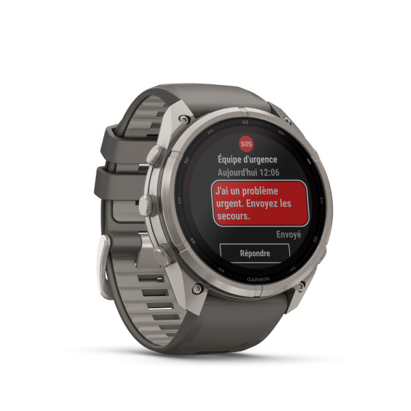 Montre Garmin Fenix 9 Pro Solar inReach 51 mm Titanium