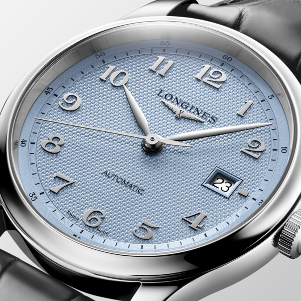 Montre Longines Master Collection L2.950.4.99.2 41 mm Automatique Bleu Clair Grain d'Orge