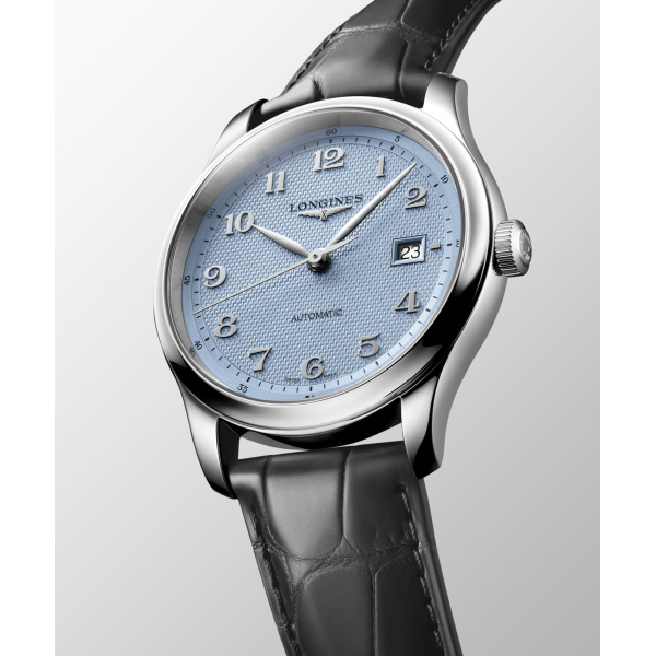 Montre Longines Master Collection L2.950.4.99.2 41 mm Automatique Bleu Clair Grain d'Orge