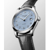Montre Longines Master Collection L2.950.4.99.2 41 mm Automatique Bleu Clair Grain d'Orge
