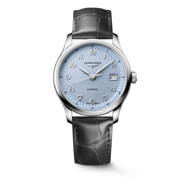 Montre Longines Master Collection L2.949.4.99.2 39 mm Automatique Bleu Clair Grain d'Orge