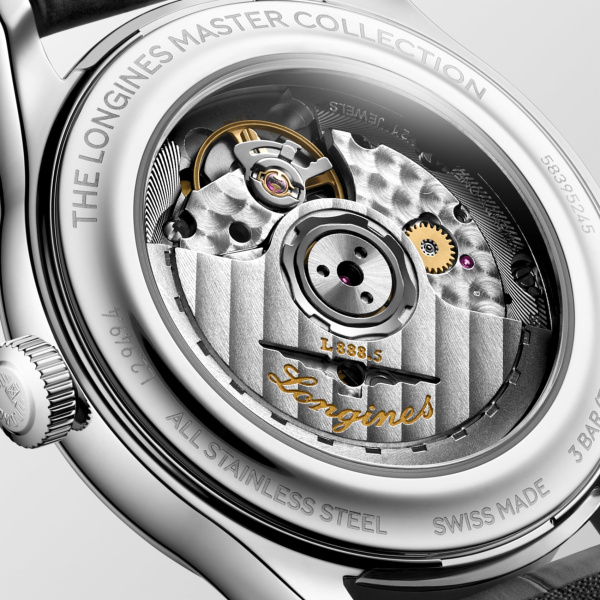 Montre Longines Master Collection L2.949.4.99.2 39 mm Automatique Bleu Clair Grain d'Orge