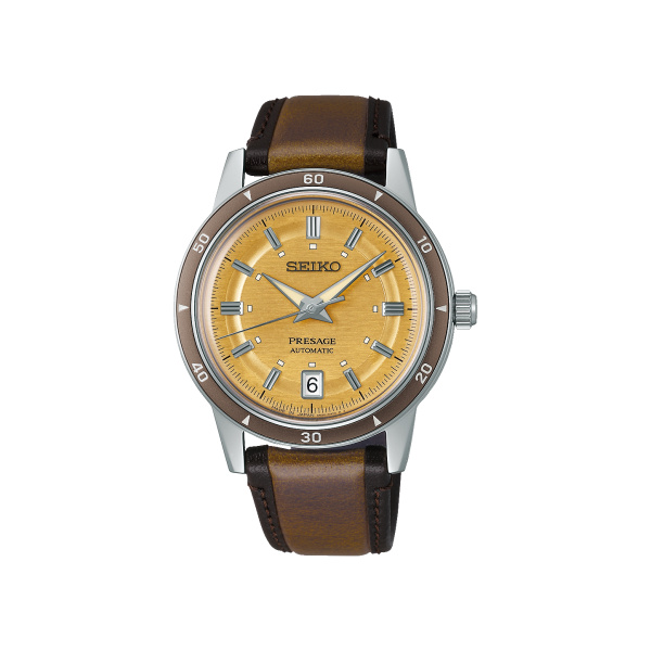 Montre Seiko Presage Style 60 SRPL75J1 39,5 mm Automatique Cadran Champagne