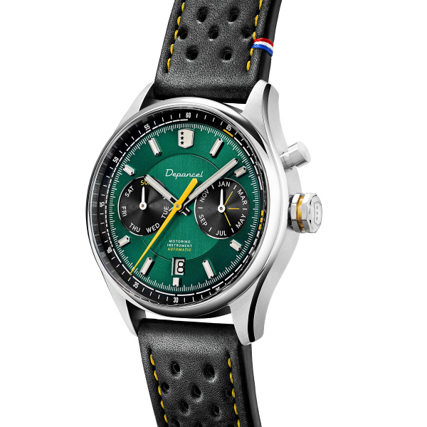 Montre Depancel Autosport Green 39 mm Automatique Calendrier Complet