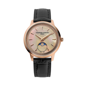 Montre Frederique Constant Classics Moneta Moonphase FC-206MPSAL2S4 34 mm Nacre Pêche