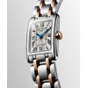 Montre Longines DolceVita Cadran Argenté Flinqué Acier Or Rose 17,70 X 27 mm