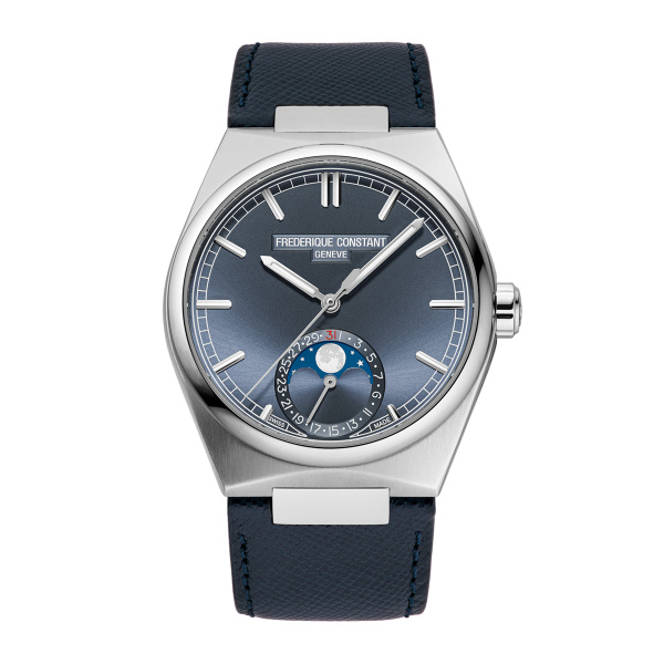 Montre Frederique Constant Highlife Moonphase Date Manufacture FC-716BL3NH6 39 mm Automatique Cadran Bleu