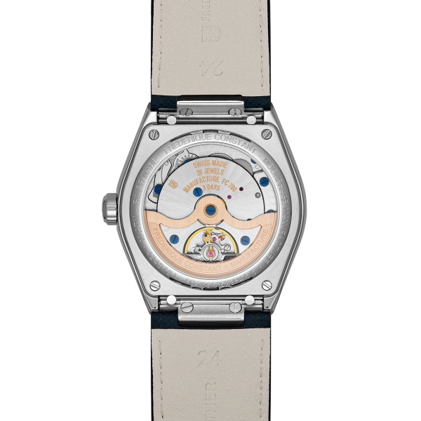 Montre Frederique Constant Highlife Moonphase Date Manufacture FC-716BL3NH6 39 mm Automatique Cadran Bleu