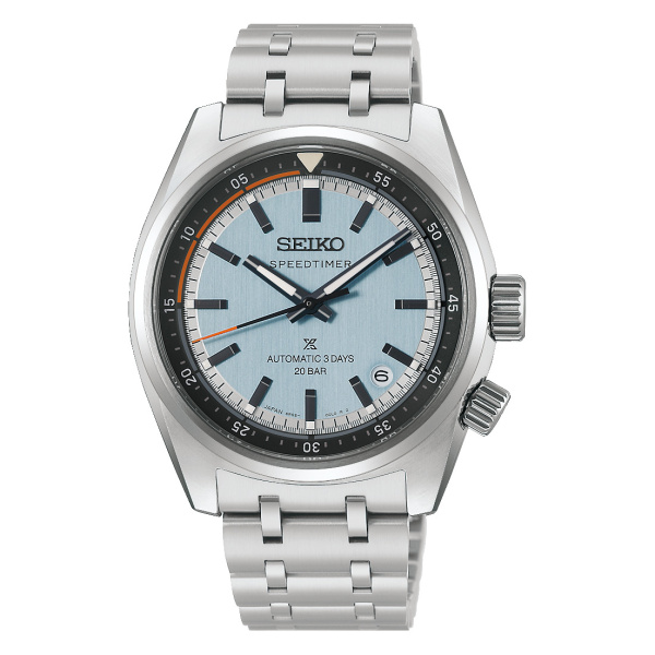 Montre Seiko Prospex Speedtimer HBC003J1 39,5 mm Automatique Compte à Rebours Cadran Bleu