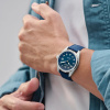 Montre Alpina Startimer Pilot Solarmetre 38 mm Cadran Bleu Textile