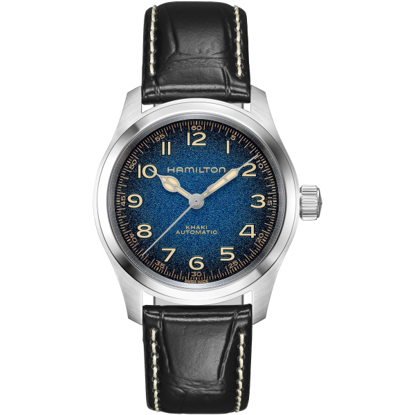 Montre Hamilton Khaki Field Murph Auto 38 mm Cadran Bleu H70405740