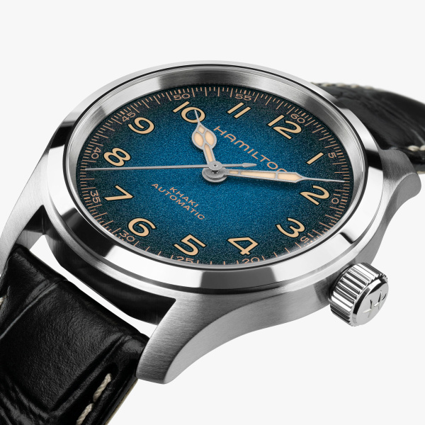 Montre Hamilton Khaki Field Murph Auto 38 mm Cadran Bleu H70405740