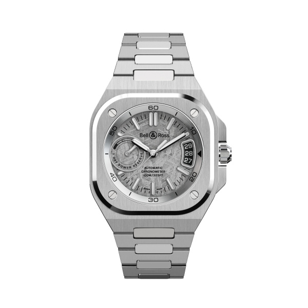 Bell & Ross BR-X5 Météorite cadran gris et bracelet acier 41 mm