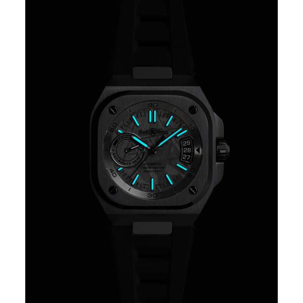 Montre BELL & ROSS BR-X5 METEORITE Bracelet Caoutchouc Édition Limitée