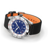 Montre Gallet Flying Officer Automatic 40 mm Cadran Bleu Bracelet Textile Noir