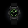 Montre Gallet Flying Officer Automatic 40 mm Cadran Bleu Bracelet Textile Noir