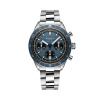 Montre Gallet Multichron Pilot 42 mm Cadran Bleu Bracelet Acier