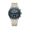 Montre Gallet Multichron Pilot 42 mm Cadran Bleu Bracelet Tissu Beige