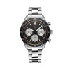 Montre Gallet Multichron Pilot 42 mm Cadran Noir Bracelet Acier