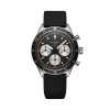 Montre Gallet Multichron Pilot 42 mm Cadran Noir Bracelet Tissu Noir