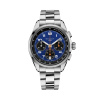 Montre Gallet Multichron Sport 41 mm Cadran Bleu Bracelet Acier